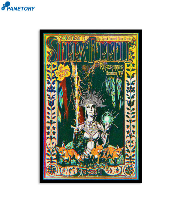 Sierra Ferrell Roadrunner Boston Ma Sept 13 2024 Poster