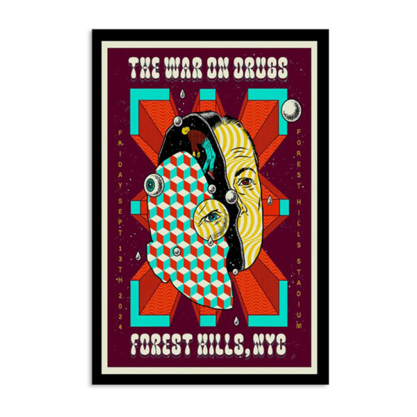 The War On Drugs Forest Hills Stadium New York Ny September 13 2024 Poster
