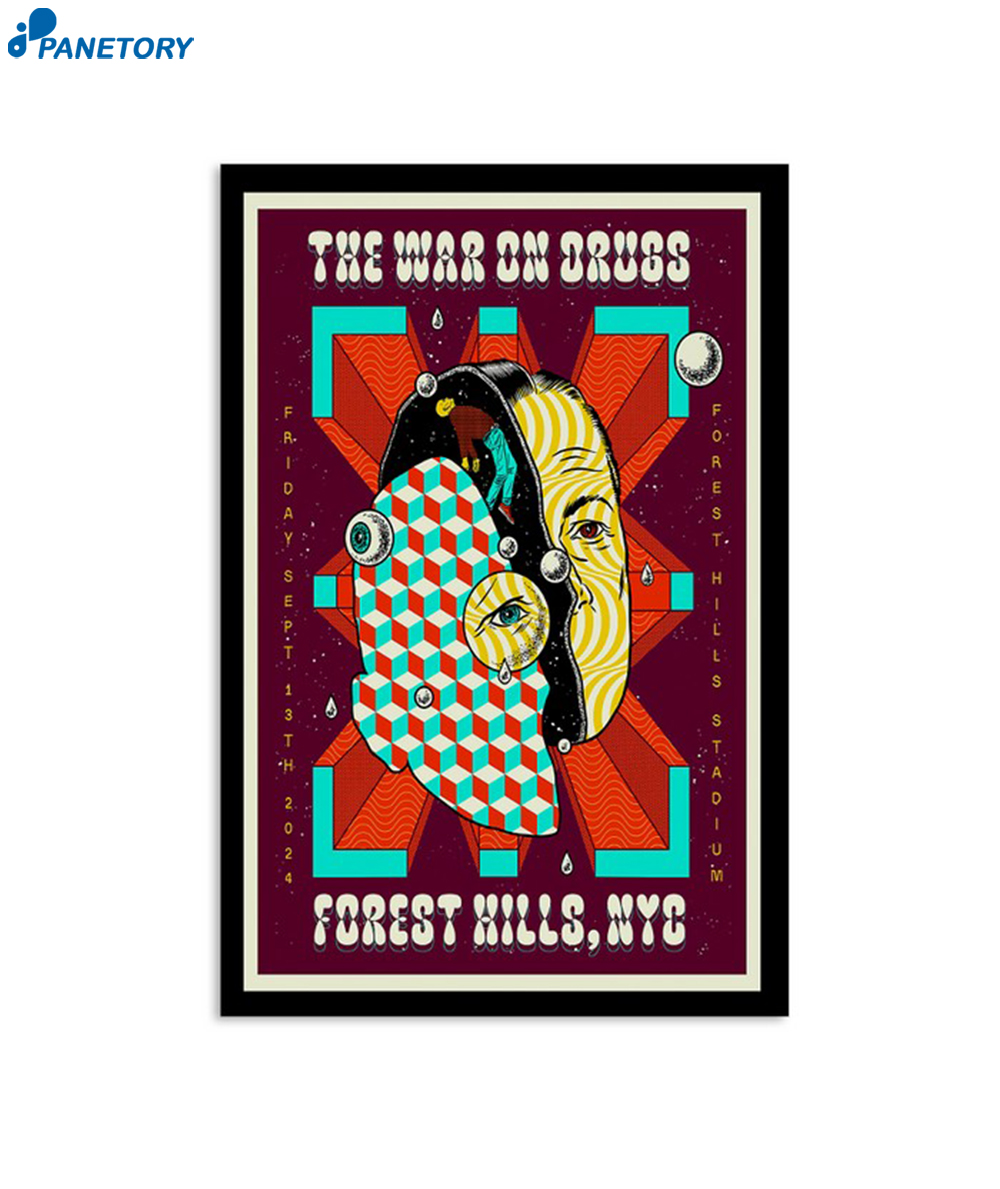 The War On Drugs Forest Hills Stadium New York Ny September 13 2024 Poster 2 The War On Drugs Forest Hills Stadium New York Ny September 13 2024 Poster