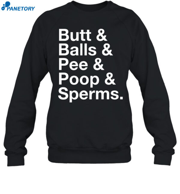 Thomas Butt & Balls & Pee & Poop & Sperms Shirt 1