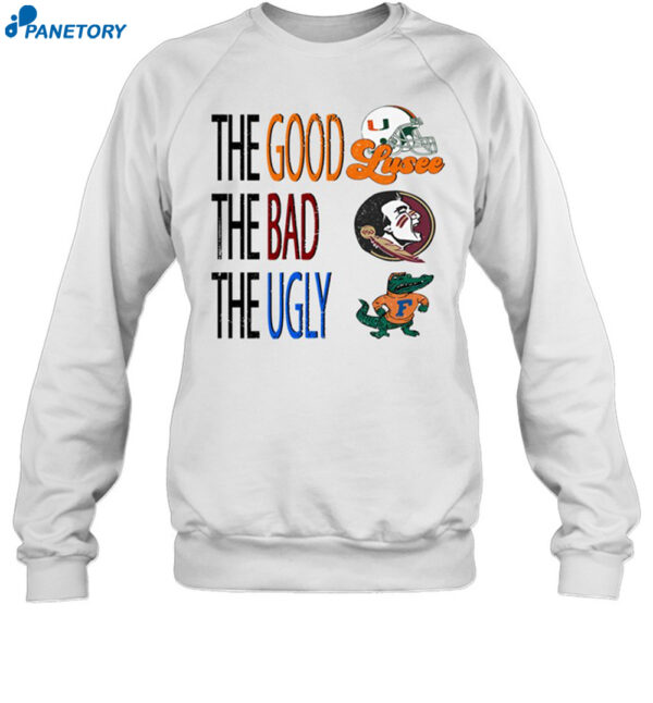 University Of Miami The Good The Bad The Ugly Shirt 1