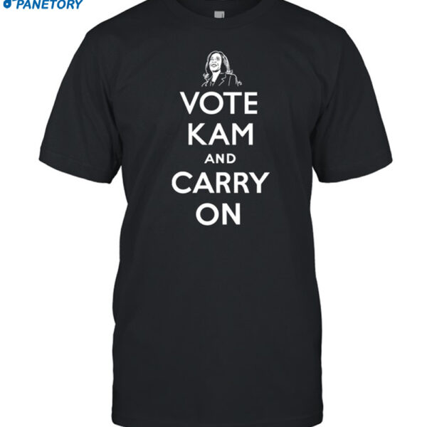 Vote Kam And Carry On Shirt