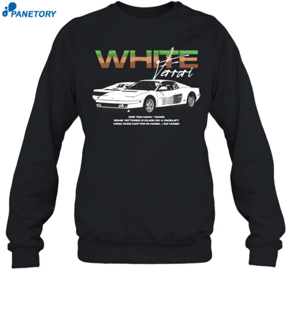 White Ferrari Frank Ocean Shirt 1