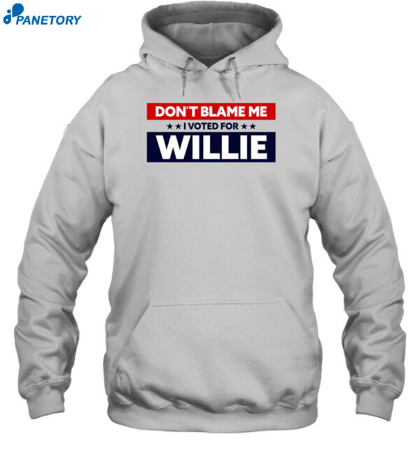 Willie Nelson I Voted For Willie Shirt 2