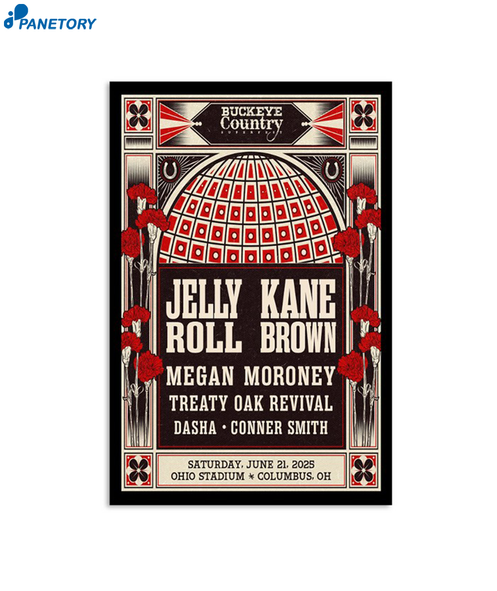 Buckeye Country Superfest Ohio Stadium Columbus Oh Jun 21 2025 Poster 2 Buckeye Country Superfest Ohio Stadium Columbus Oh Jun 21 2025 Poster