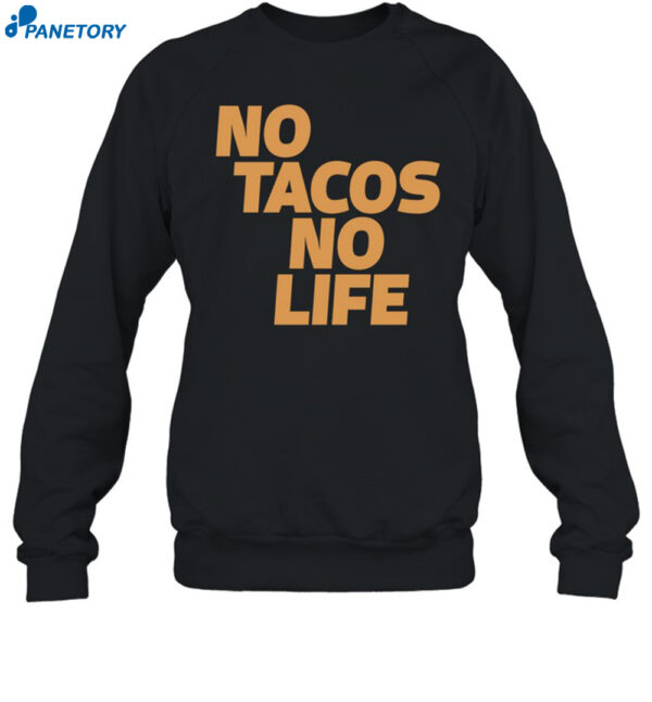 Canelo Alvarez Wearing No Tacos No Life Shirt 1