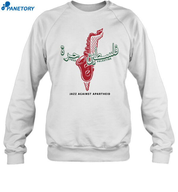 Free Palestine Jazz Against Apartheid Shirt 2