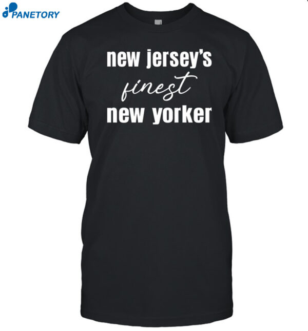 Irene Anna Wearing New Jersey's Finest New Yorker Shirt