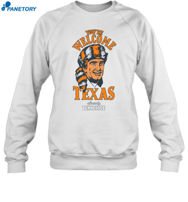 Juice Davis You're Welcome Texas Sincerely Shirt 1