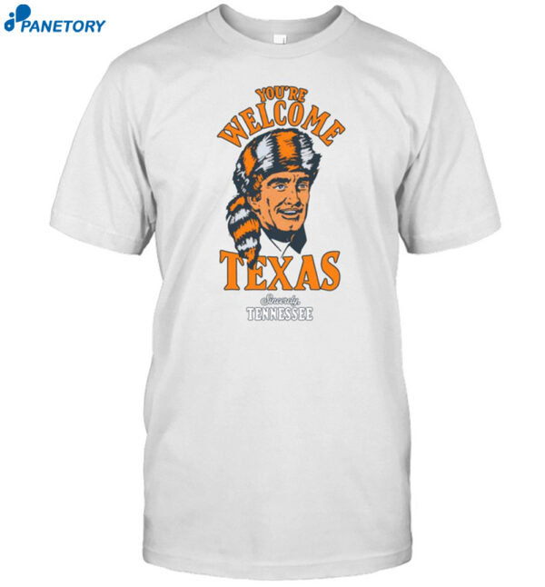 Juice Davis You're Welcome Texas Sincerely Shirt