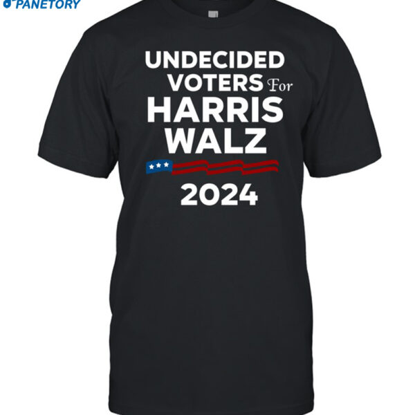 Mr.chimetime Wearing Undecided Voters For Harris Walz 2024 S…