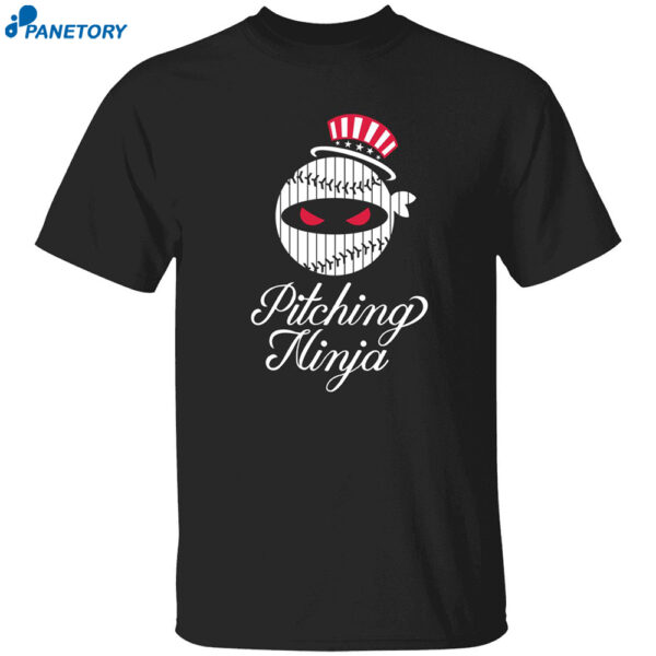 New York Yankees Pitching Ninja Top Hat Shirt