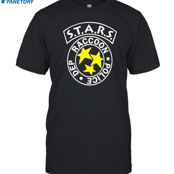 Stars Raccoon Police Department Shirt