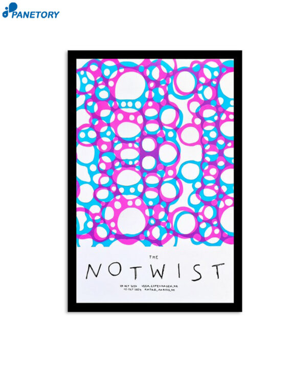 The Notwist Copenhagen Dk & Aarhus Dk Oct 10 2024 Poster