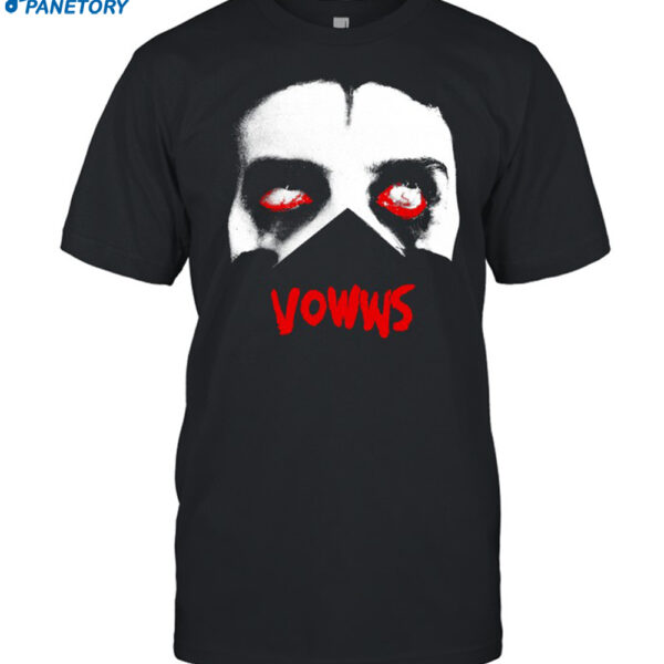 Vowws Hollow Face Halloween Shirt