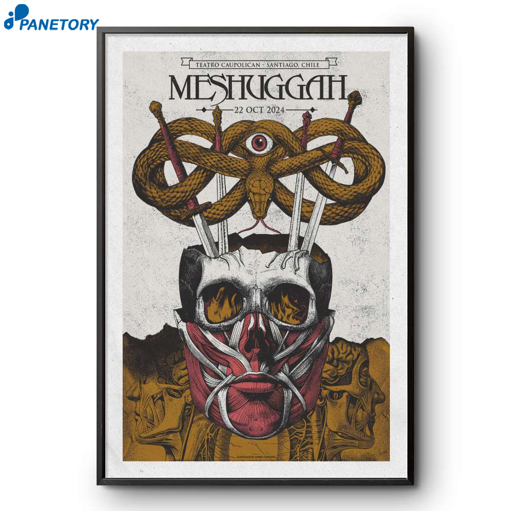 Poster Meshuggah Teatro Caupolican October 22 2024 Poster 2 Poster Meshuggah Teatro Caupolican October 22 2024 Poster