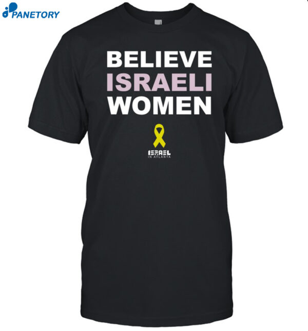 Believe Israeli Women Shirt