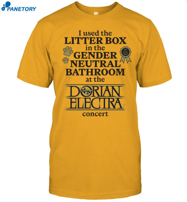 Dorian Electra Litterbox Concert Shirt