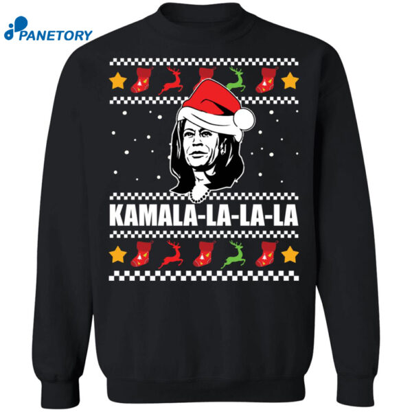 Kamala Harris La La La Christmas Sweater 1