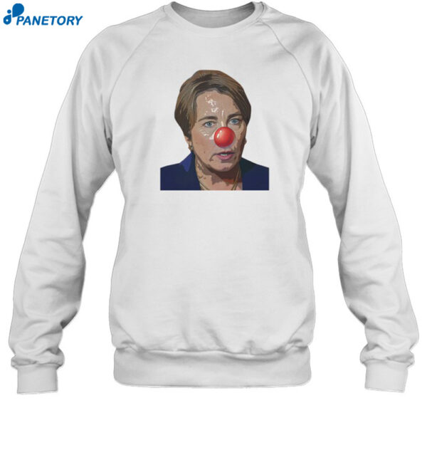 Maura Healey Cartoon Clown Nose Shirt 1