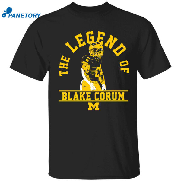 Michigan The Legend Of Blake Corum Shirt