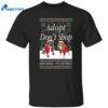 Miss Peaches And Pete The Beagle Adopt Don’t Shop Christmas Shirt