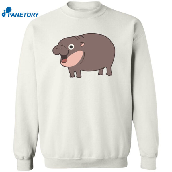 Moo Deng Baby Hippo Cute Shirt 2