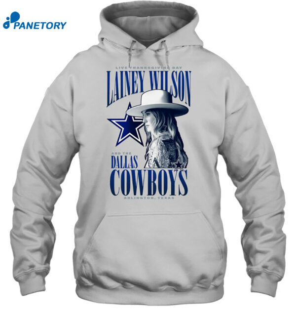 New Lainey Wilson Cowboys Live Thanksgiving Day Arlington Texas Shirt 2