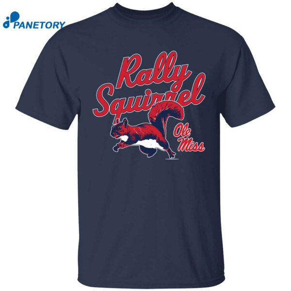 Ole Miss Football Rally Squirrel Shirt