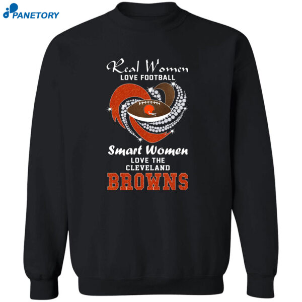 Real Women Love Football Smart Women Love The Brown Shirt 2