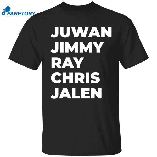 Ron Harper Juwan Jimmy Ray Chris Jalen Shirt