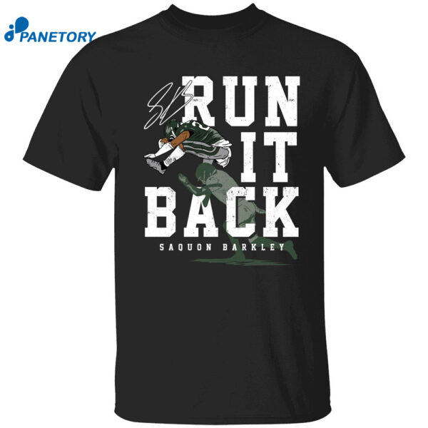 Saquon Barkley Hurdle Over Jaguars Run It Back Shirt