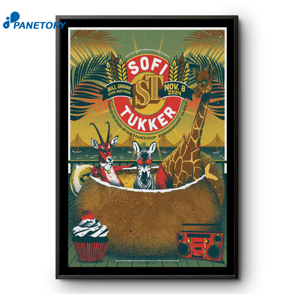 Sofi Tukker Bill Graham Civic Auditorium San Francisco Ca November 8 2024 Poster 2 Sofi Tukker Bill Graham Civic Auditorium San Francisco Ca November 8 2024 Poster