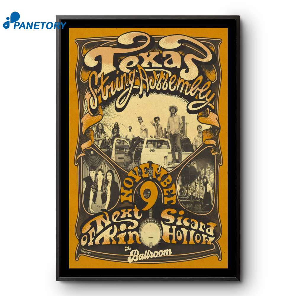 Texas String Assembly Spiderhouse Ballroom Austin Tx Nov 9 2024 Poster 2 Texas String Assembly Spiderhouse Ballroom Austin Tx Nov 9 2024 Poster