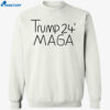 Texas Tech Kicker Reese Burkhardt Trump 24 Maga Hoodie 1