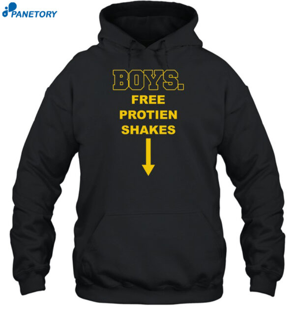 ‪boys Free Protien Shakes Shirt 2