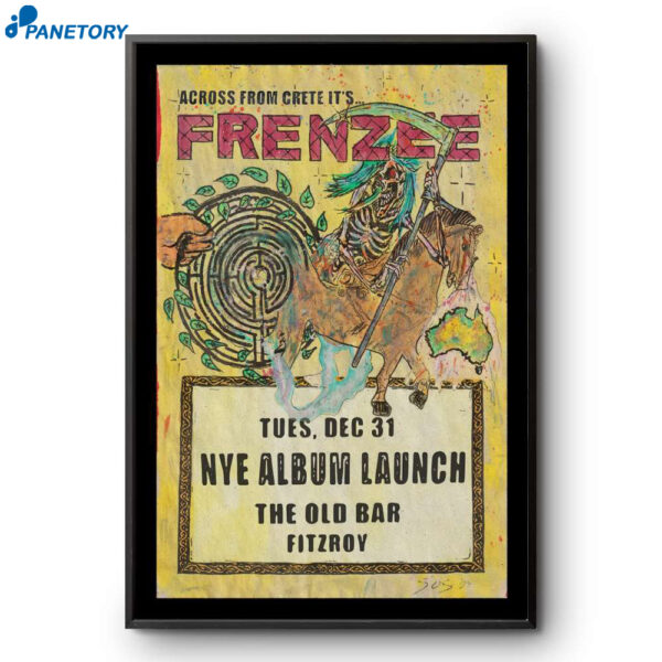 Frenzee Nye Shows Fitzroy Australia Dec 31 2024 Poster