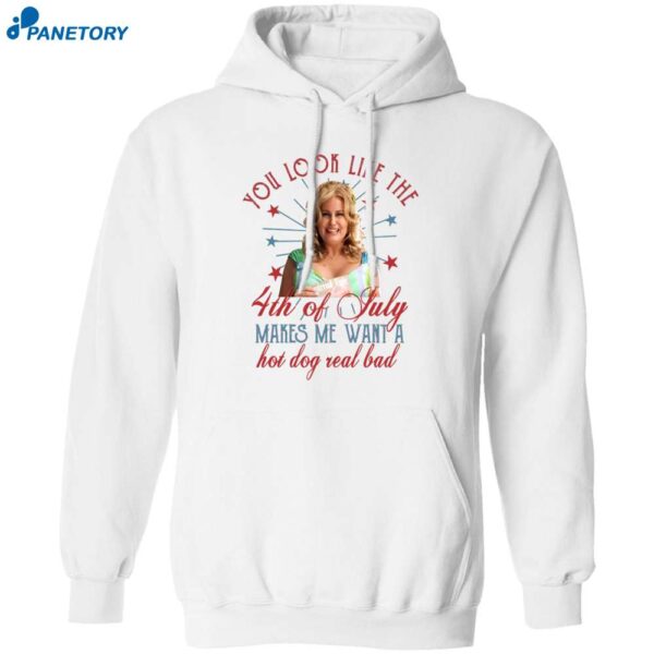 Jennifer Coolidge 4th Of July Make Me Want A Hot Dog Real Bad Shirt 1