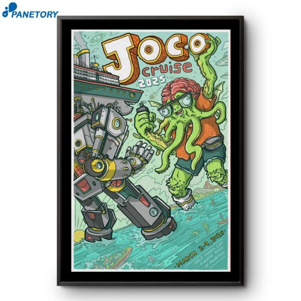 Joco Cruise Fort Lauderdale Port Lauderdale FL March 2-9 2025 Poster