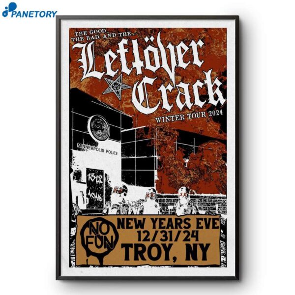 Leftover Crack No Fun Troy NY Dec 31 2024 Poster