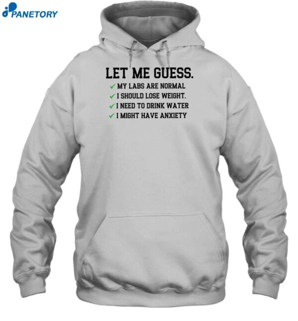 Limted Let Me Guess My Labs Normal I Should Weight Funny Shirt 2