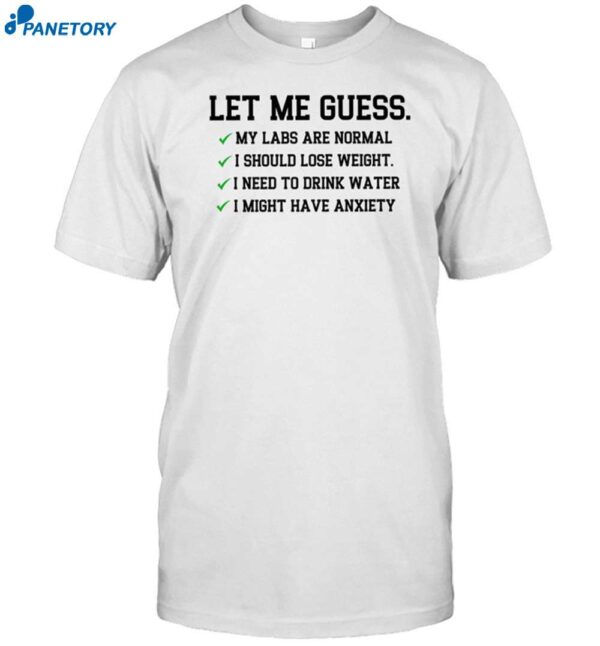 Limted Let Me Guess My Labs Normal I Should Weight Funny Shirt