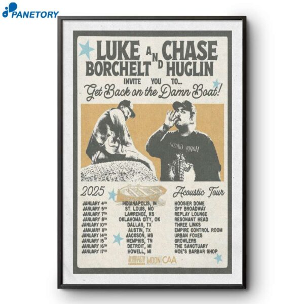 Luke Borchelt And Chase Huglin Acoustic Tour 2025 Poster