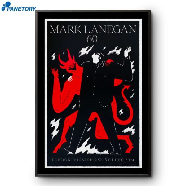 Mark Lanegan Roundhouse London December 5 2024 Poster