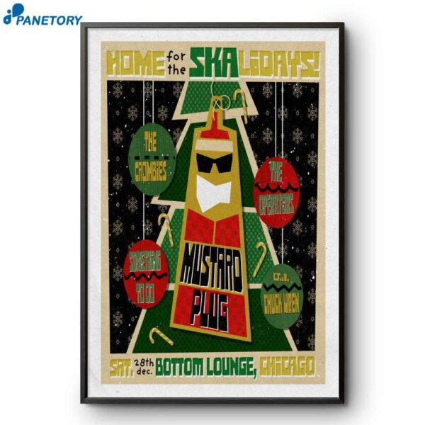 Mustard Plug Bottom Lounge Chicago IL Dec 28 2024 Poster