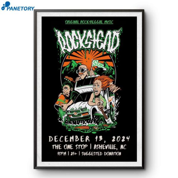 Rockstead The One Stop Asheville Music Hall Dec 13 2024 Poster