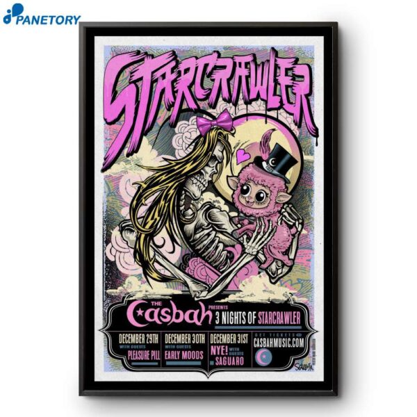 Starcrawler The Casbah Nights Of Starcrawler Dec 29-31 2024 Poster