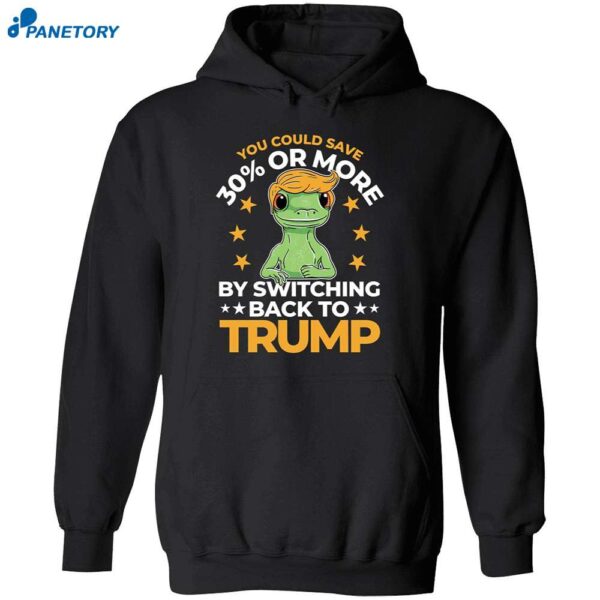 Save 30 Percent Or More By Switching Back To Trump Shirt 2