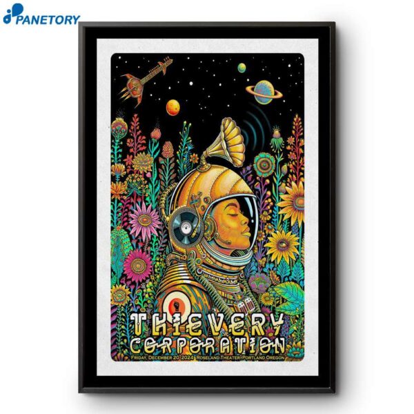 Thievery Corporation Portland Or Dec 20 2024 Tour Poster