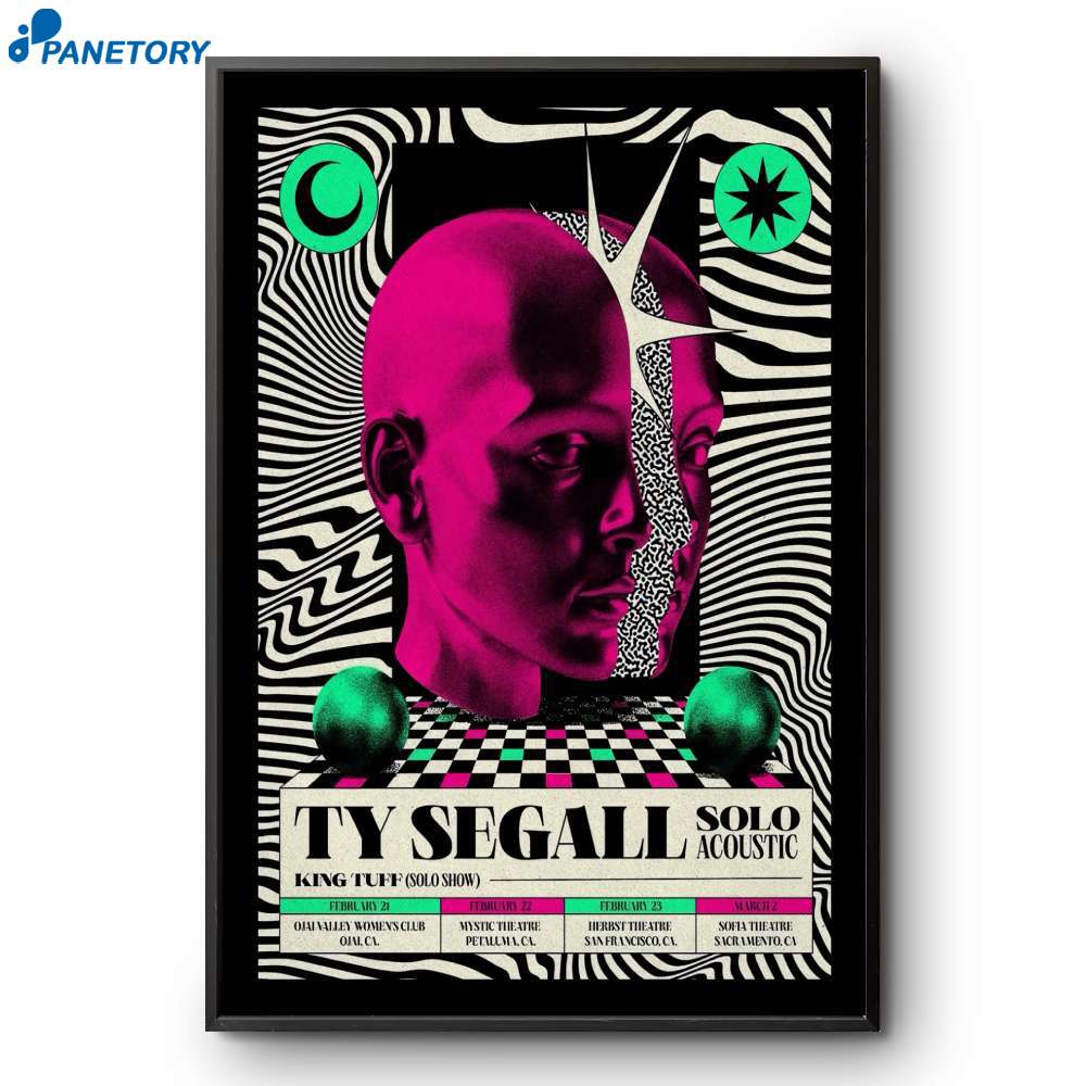 Ty Segall California Solo Shows Acoustic 2025 Poster 2 Ty Segall California Solo Shows Acoustic 2025 Poster